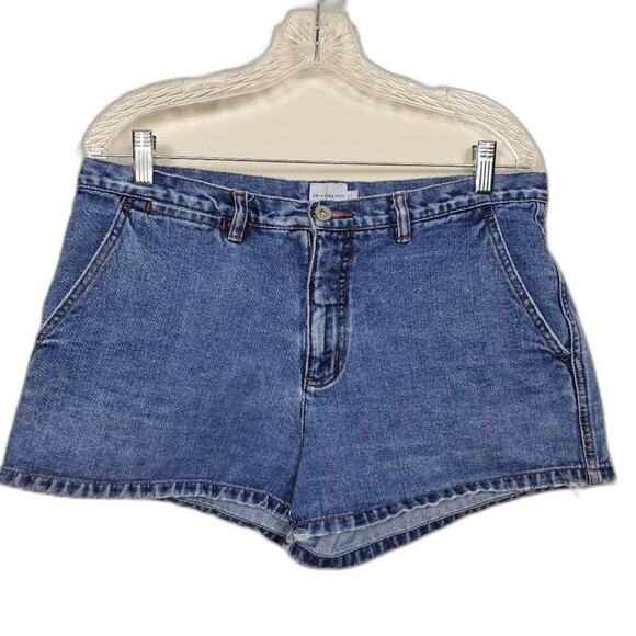 Calvin Klein Denim Shorts Womans Size 11 Blue Size Med Wash Cotton - Picture 1 of 7